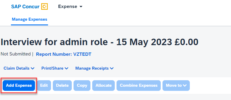 Add Expense