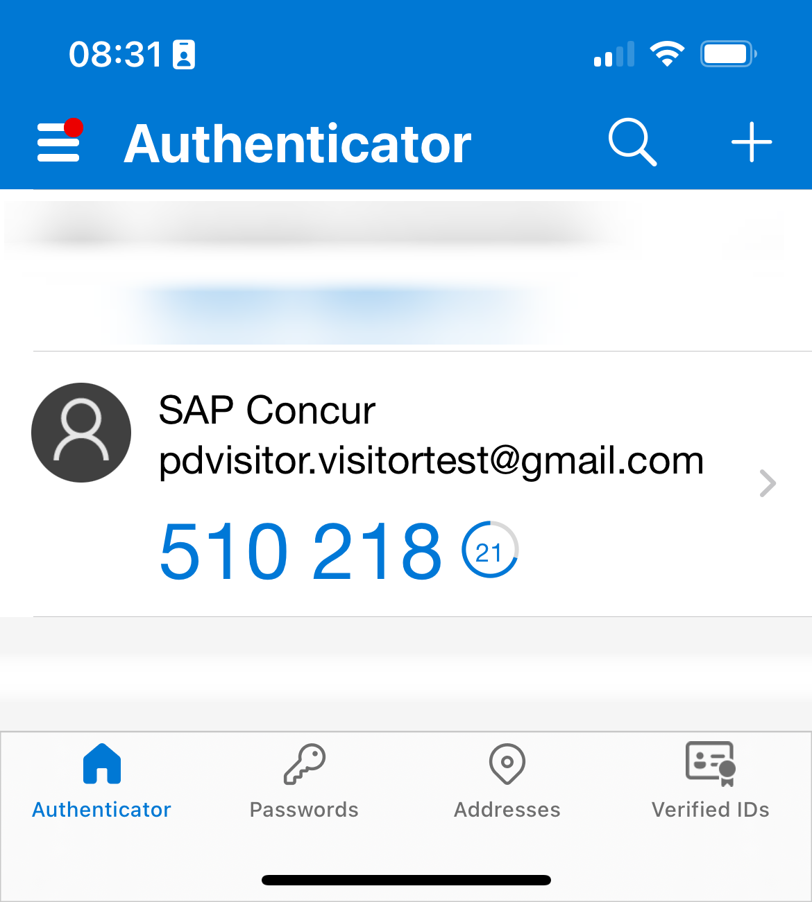Authenticator