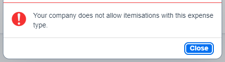 Itemisation