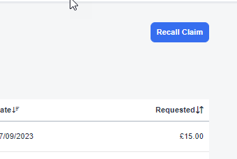 Recall Claim